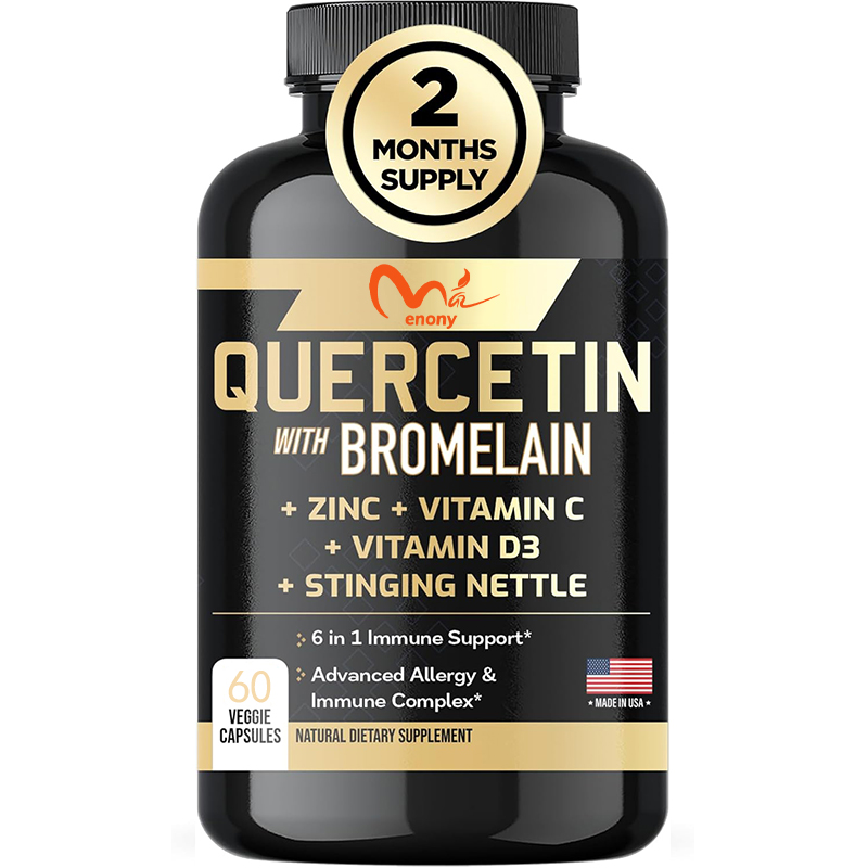 Wellness Quercetin - Quercetina Contiene Vitamina C y Zinc,
