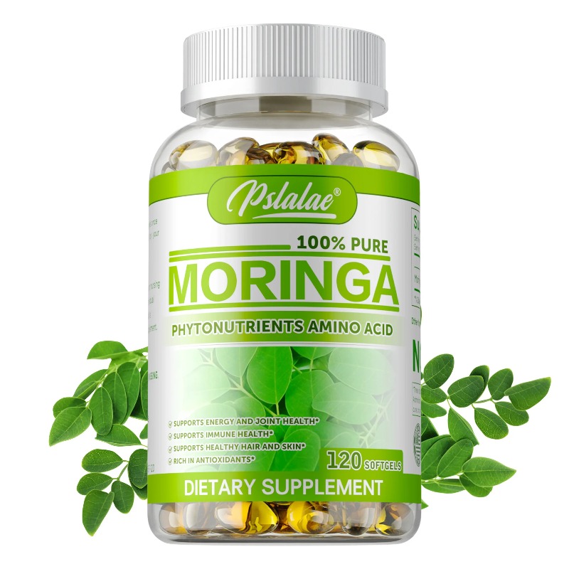 Moringa Leaf Powder - Cápsulas de Moringa - Antioxidante, Favorece