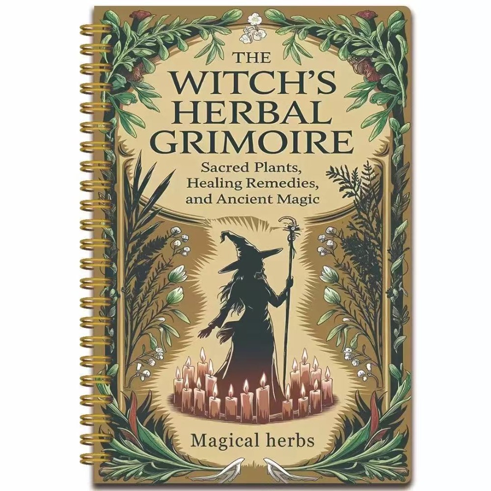 Herbal Wellness Remedy - Cuaderno A5 de Diseño Vintage con