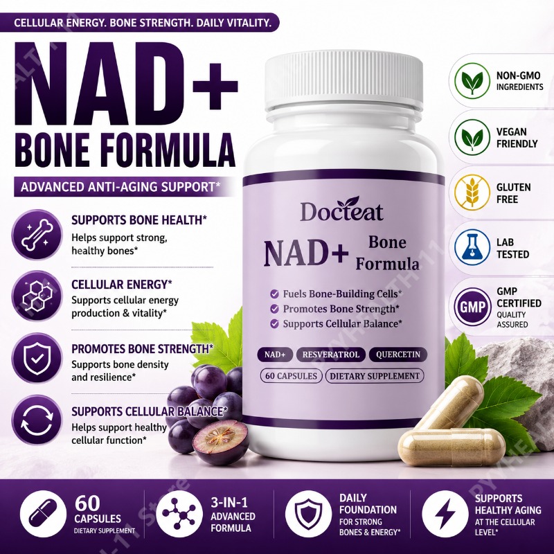 Wellness Quercetin - Cápsulas Docteat NAD+ con Resveratrol y