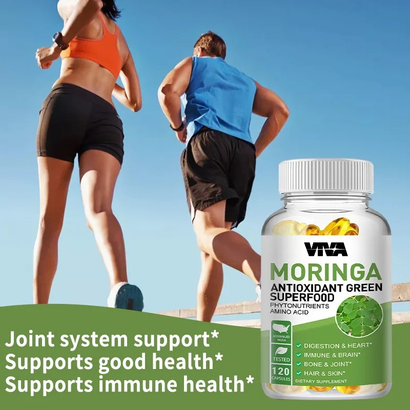 Cápsulas de Moringa de 1000 mg - Moringa Leaf Powder reseña y precio