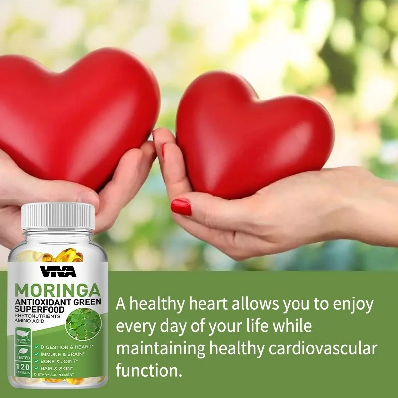 Cápsulas de Moringa de 1000 mg - Moringa Leaf Powder reseña y precio