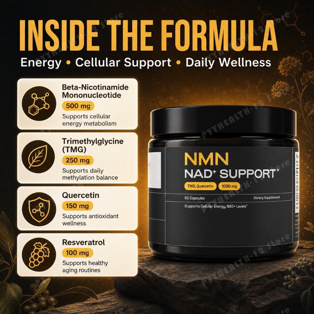 Cápsulas de NMN NAD+ 1000mg co - Wellness Quercetin reseña y precio