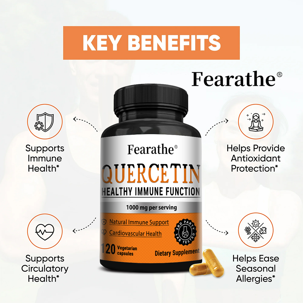 Cápsulas de Quercetina 1000mg, - Wellness Quercetin reseña y precio