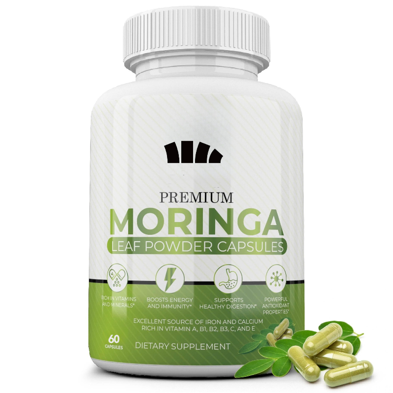 Cápsulas de Moringa naturales  - Moringa Leaf Powder reseña y precio