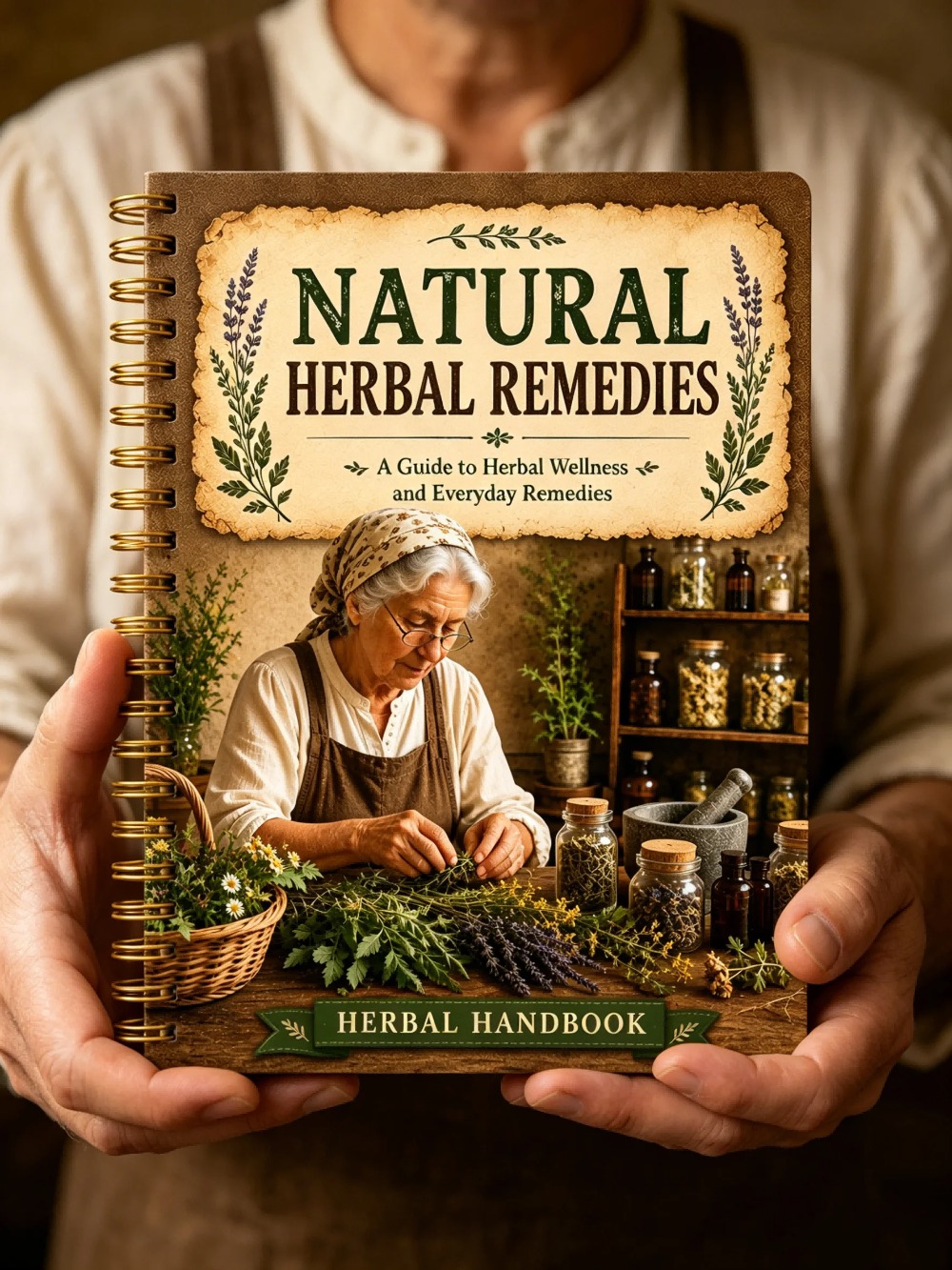 Cuaderno A5 de Diseño Vintage  - Herbal Wellness Remedy reseña y precio