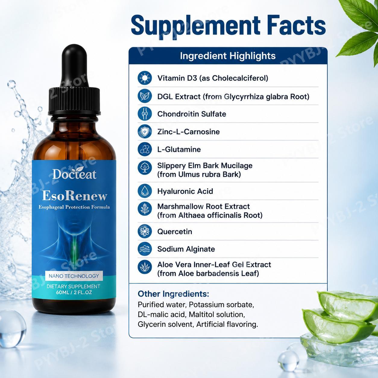 Docteat EsoRenew Gotas de Prot - Wellness Quercetin reseña y precio