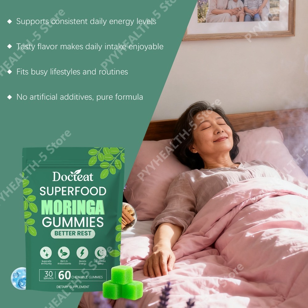 Gomitas de Moringa Docteat con - Moringa Leaf Powder reseña y precio
