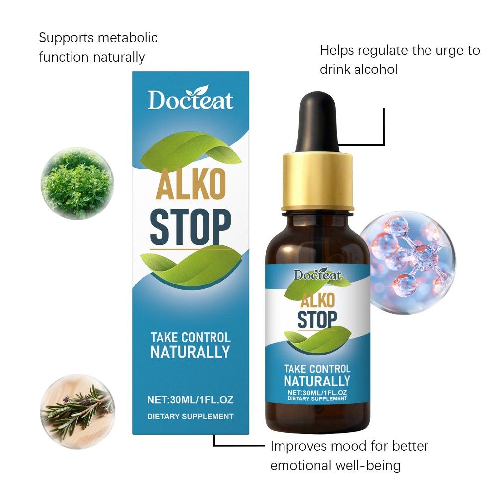 1-10X ALKO STOP Gotas de Equil - Wellness Herbal Essence reseña y precio