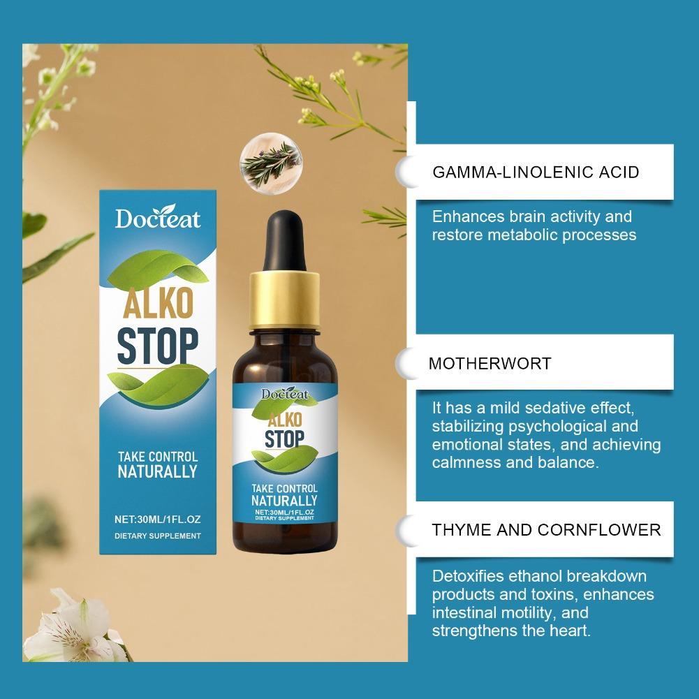 1-10X ALKO STOP Gotas de Equil - Wellness Herbal Essence reseña y precio