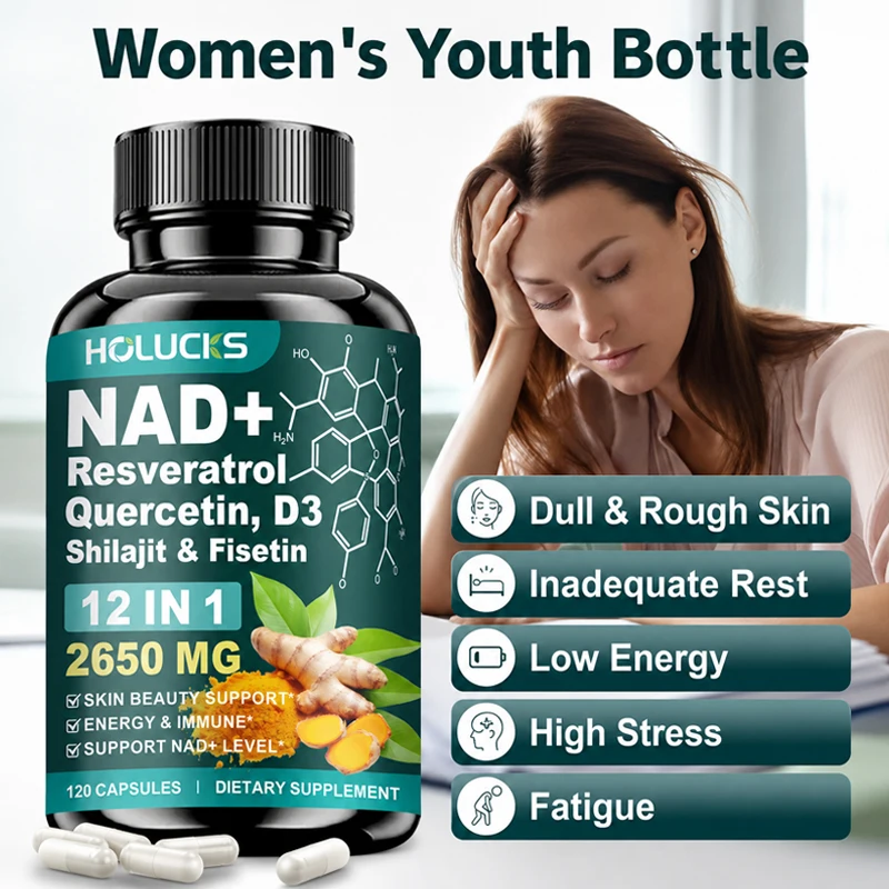 Suplemento de NAD+ de Alta Pot - Wellness Quercetin reseña y precio